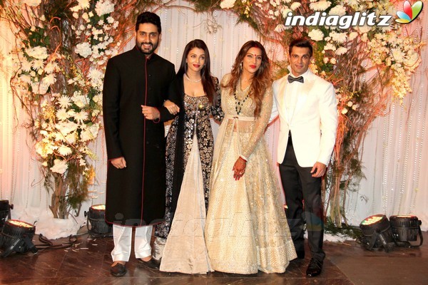 Salman, Aishwarya, SRK, Ranbir, Sanjay Dutt, Amitabh, Sonam at Bipasha-Karan Wedding Reception