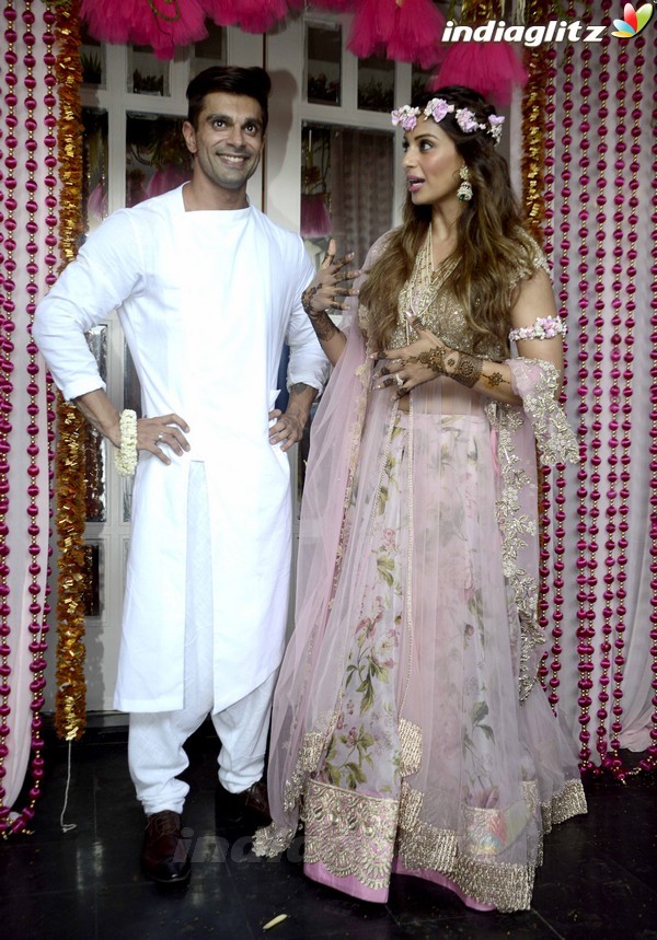 Bipasha Basu & Karan Singh Grover Mehendi Ceremony