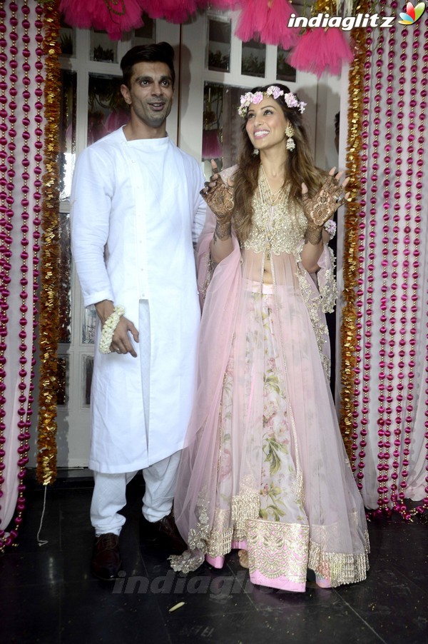 Bipasha Basu & Karan Singh Grover Mehendi Ceremony