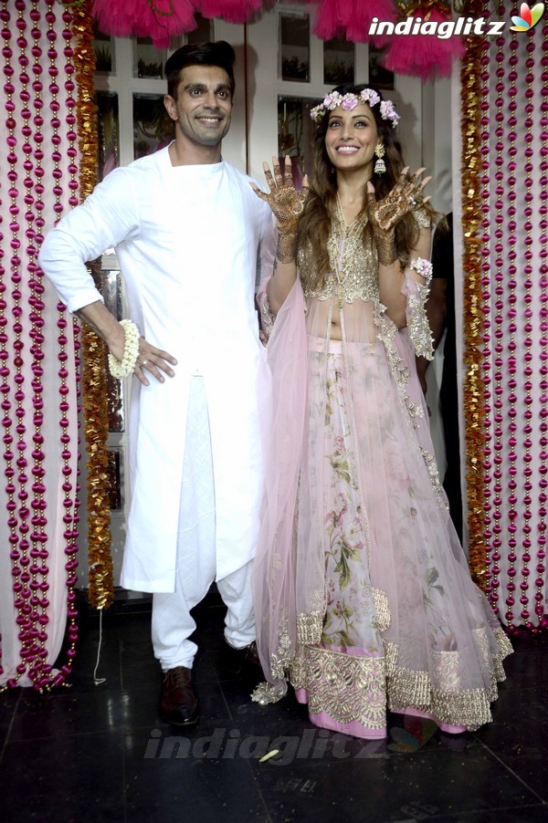 Bipasha Basu & Karan Singh Grover Mehendi Ceremony