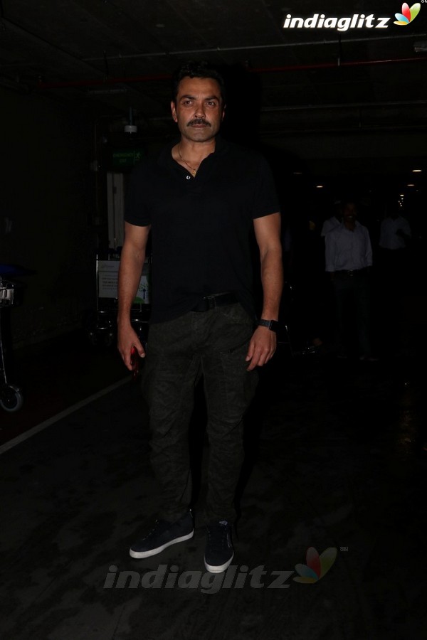 Bobby Deol Spotted at Airport