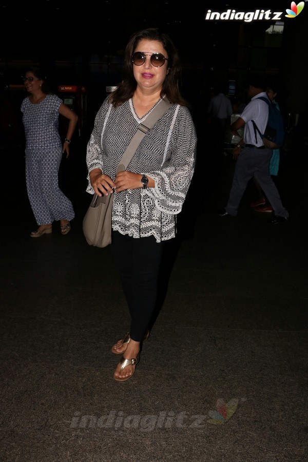 ​Sushant Singh Rajput & Farah Khan Spotted at Airport