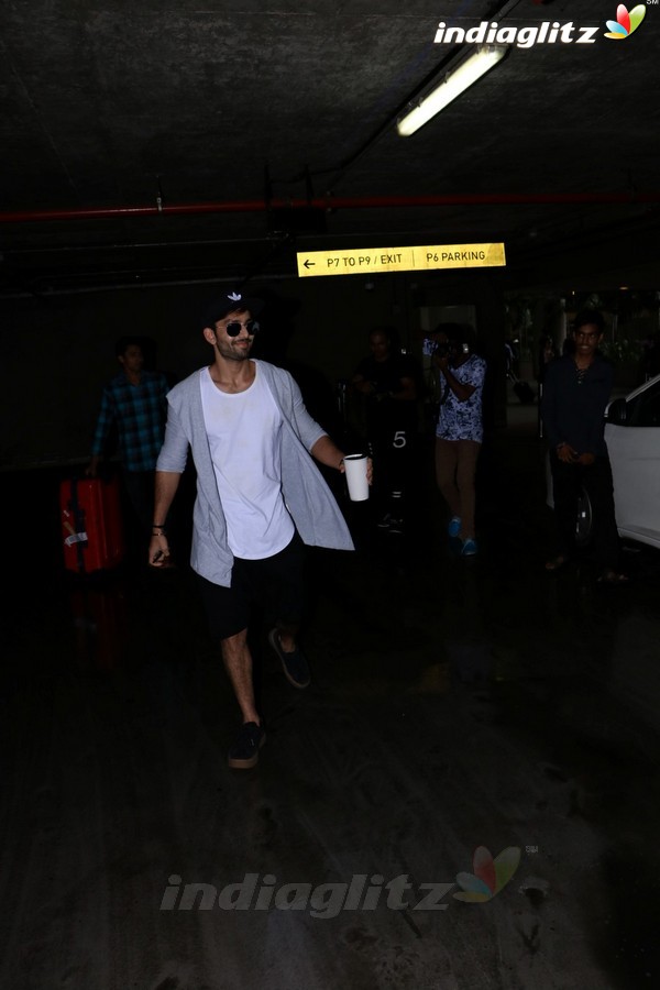 Himansh Kohli Spotted at Airport Returns From IIFA