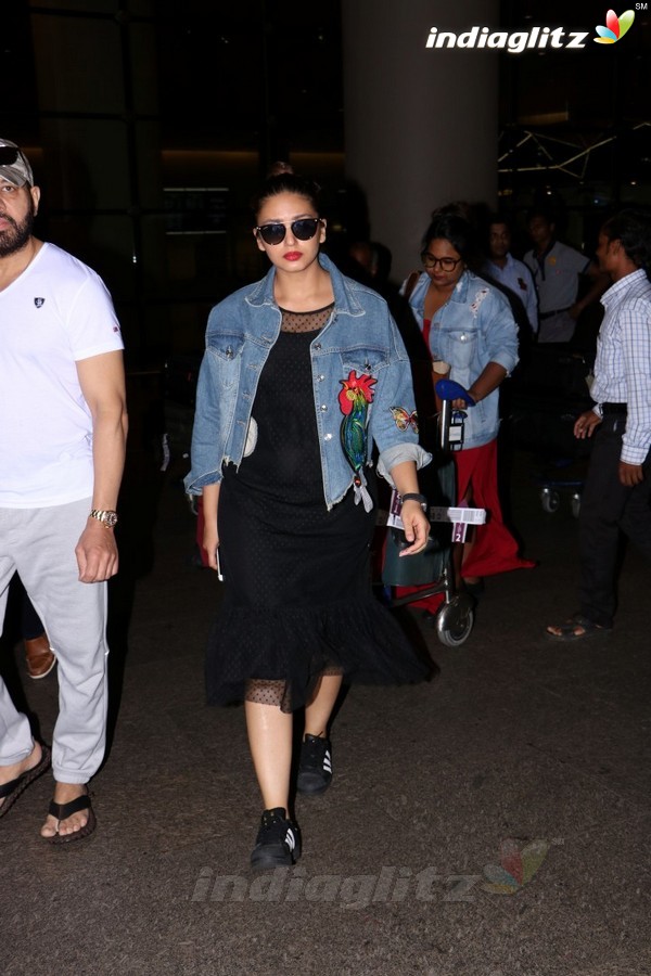 Huma Qureshi & Shera Spotted at Airport