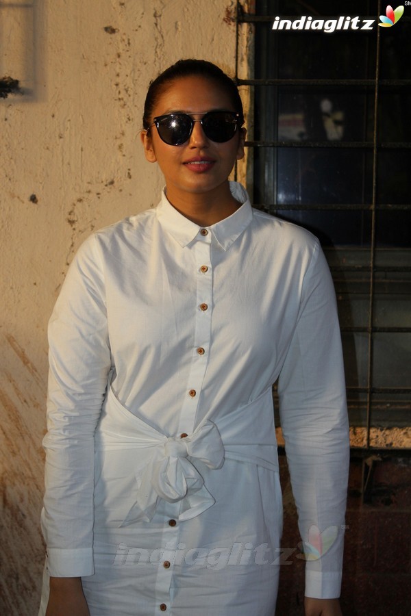 Huma Qureshi Spotted at Scrabble Digital Studio