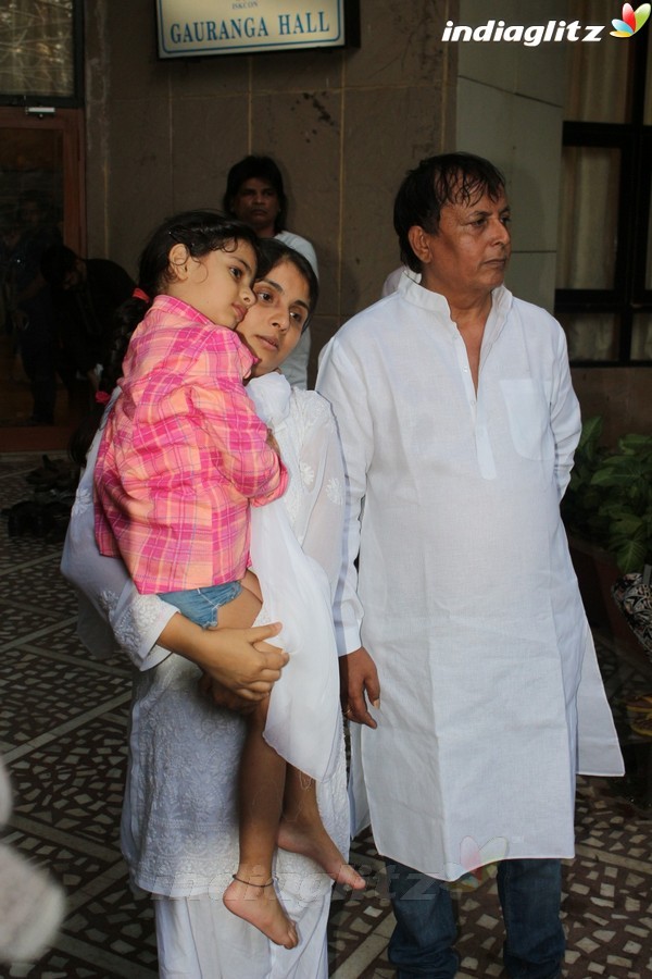 B-Town Celebs at Chautha Ceremony of Inder Kumar