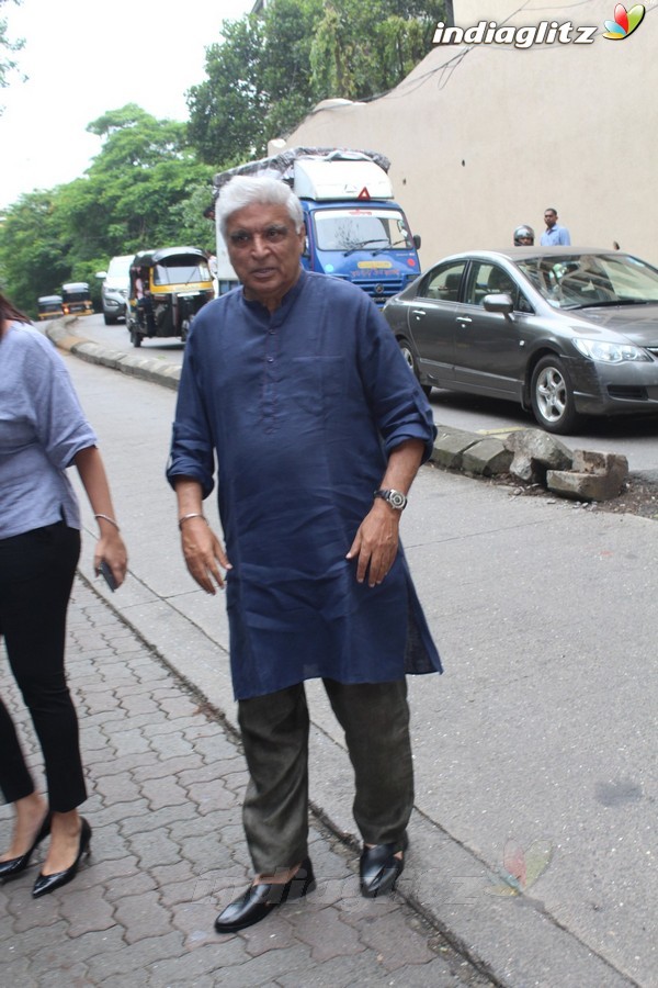 Javed Akhtar at 'Coffee Days Champagne Nights & Other Secrets' Book Launch