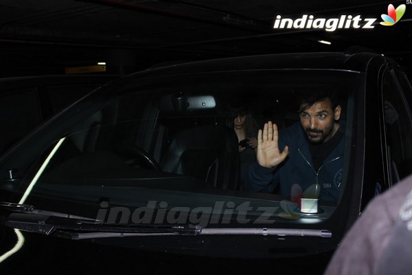 John Abraham Spotted at International Airport