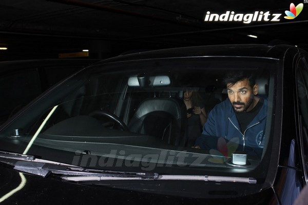 John Abraham Spotted at International Airport