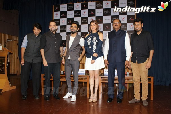 Kajal Agarwal & Aparshakti Khurrana at Launch of Kussh Sinha's Short Film 'Khoon Mein Hai'