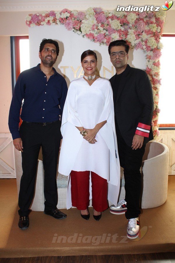 Karan Johar & Neha Dhupia at Launch of Tyaani Flagship Polki Jewellery Store