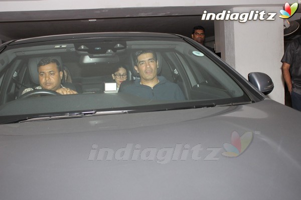 Malaika Arora, Karisma & Kareena Spotted at Karan Johar's House