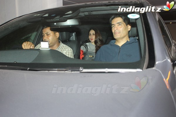 Malaika Arora, Karisma & Kareena Spotted at Karan Johar's House