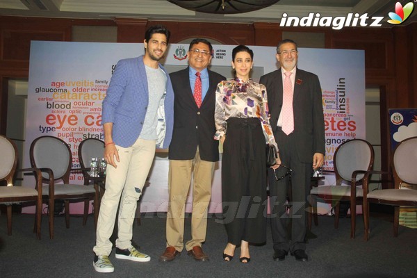 Sidharth Malhotra, Karisma Kapoor attend Panel Discussion on World Diabetes Week