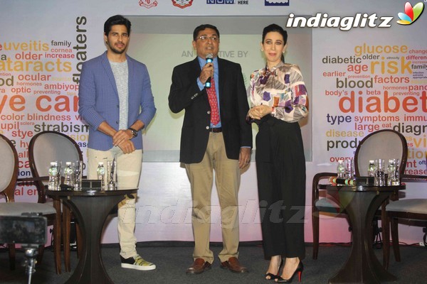 Sidharth Malhotra, Karisma Kapoor attend Panel Discussion on World Diabetes Week