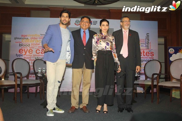 Sidharth Malhotra, Karisma Kapoor attend Panel Discussion on World Diabetes Week