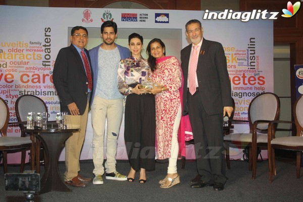 Sidharth Malhotra, Karisma Kapoor attend Panel Discussion on World Diabetes Week