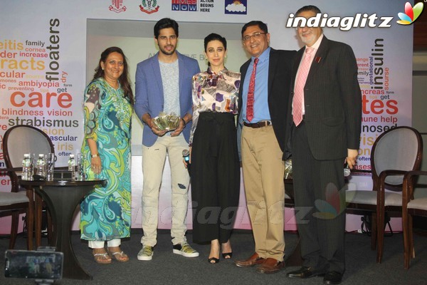 Sidharth Malhotra, Karisma Kapoor attend Panel Discussion on World Diabetes Week