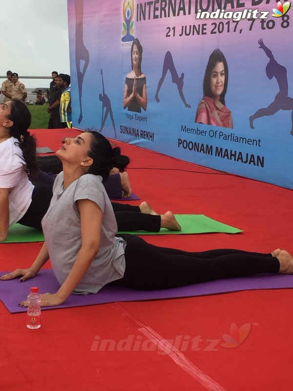 Kirti Kulhari at A Yoga Event