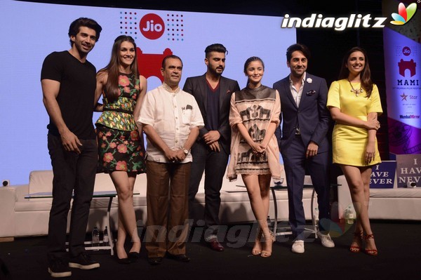 Aditya, Kriti, Alia, Ayushmann, Parineeti, Arjun at Jio MAMI 17th Mumbai Film Festival Day 2 - Movie Mela