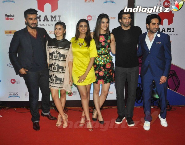 Aditya, Kriti, Alia, Ayushmann, Parineeti, Arjun at Jio MAMI 17th Mumbai Film Festival Day 2 - Movie Mela