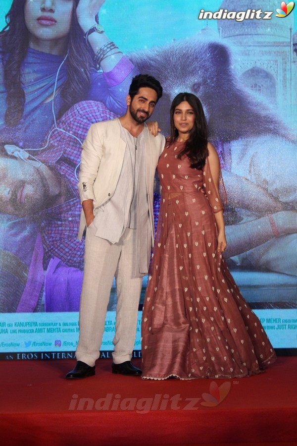 Ayushmann Khurrana & Bhumi Pendnekar at 'Shubh Mangal Savdhaan' Trailer Launch