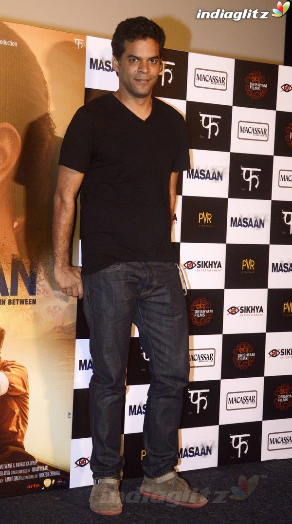 Richa Chadda, Shweta Tripathi, Sanjay Mishra at 'Masaan' Trailer Launch