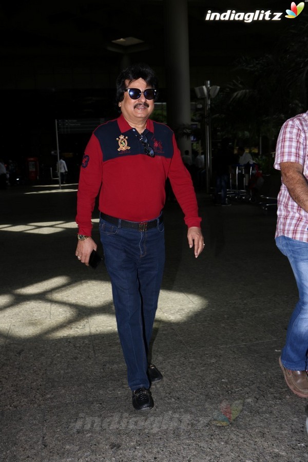 Pankaj Udhas Spotted at Airport