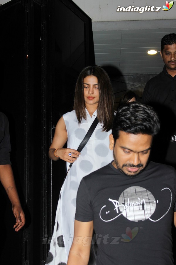 Priyanka Chopra Spotted at Hakkason Restaurant Bandra