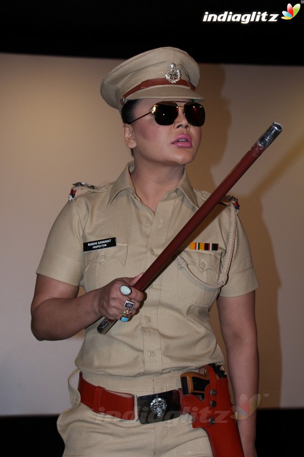 Rakhi Sawant at New Web Series Presenting 'Rakhi In Khaki'