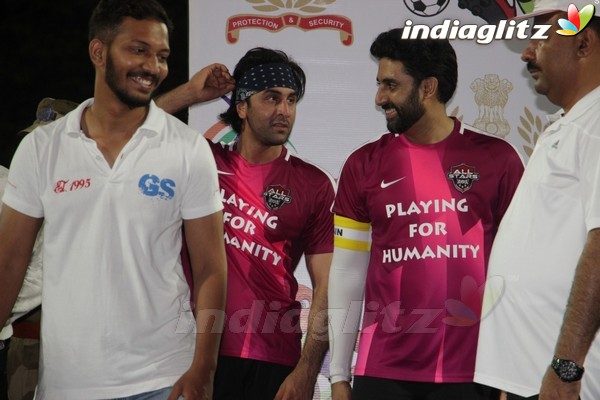 Ranbir Kapoor & Abhishek Bachchan at Grand Gala Football Match