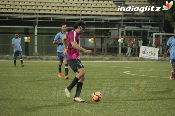 Ranbir Kapoor & Abhishek Bachchan at Grand Gala Football Match