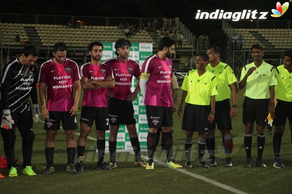 Ranbir Kapoor & Abhishek Bachchan at Grand Gala Football Match