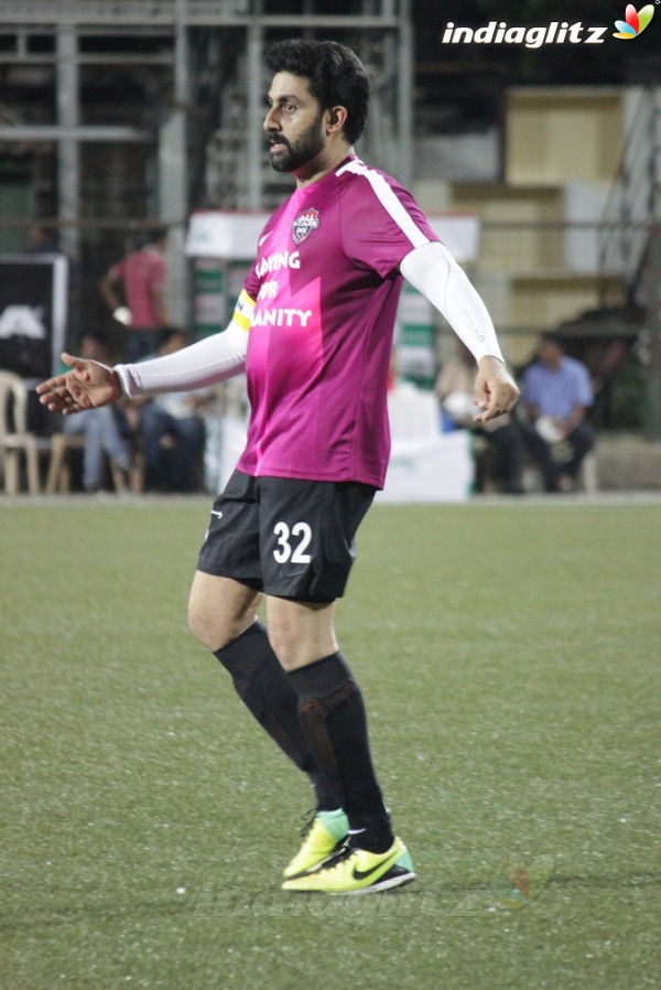 Ranbir Kapoor & Abhishek Bachchan at Grand Gala Football Match