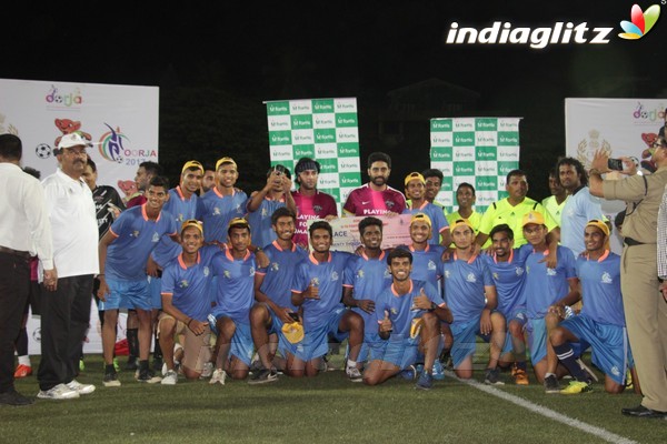 Ranbir Kapoor & Abhishek Bachchan at Grand Gala Football Match