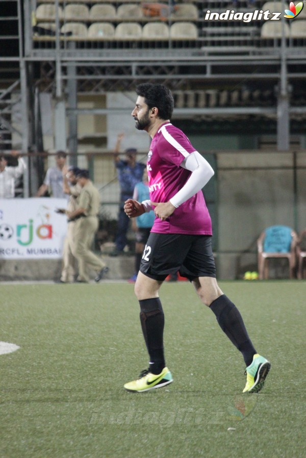 Ranbir Kapoor & Abhishek Bachchan at Grand Gala Football Match