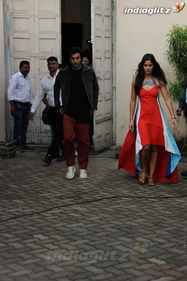 Katrina & Ranbir Spotted at Mehboob Studio