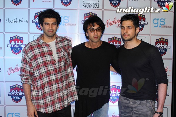 Ranbir Kapoor, Sidharth Malhotra, Aditya Roy Kapur at Celebrity Football Initiative Played For Humanity