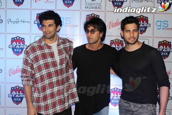 Ranbir Kapoor, Sidharth Malhotra, Aditya Roy Kapur at Celebrity Football Initiative Played For Humanity