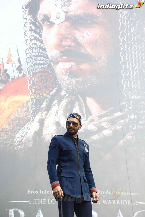 Ranveer Singh Unveils 'Bajirao Mastani' First Look Poster