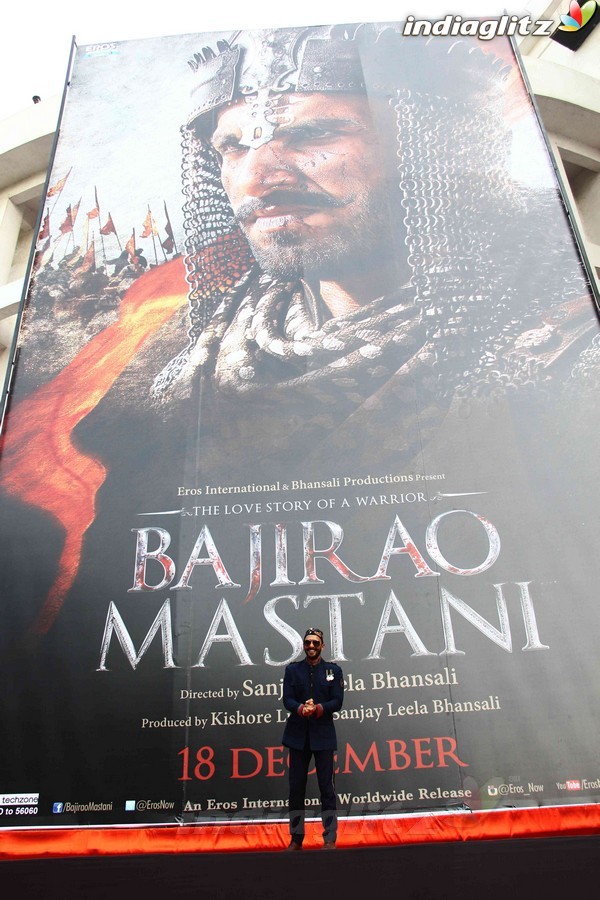 Ranveer Singh Unveils 'Bajirao Mastani' First Look Poster