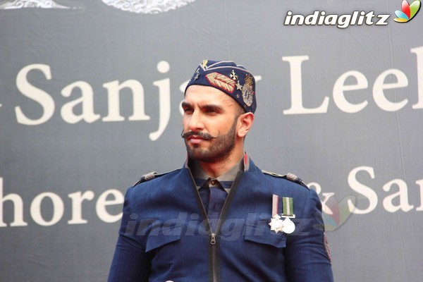 Ranveer Singh Unveils 'Bajirao Mastani' First Look Poster