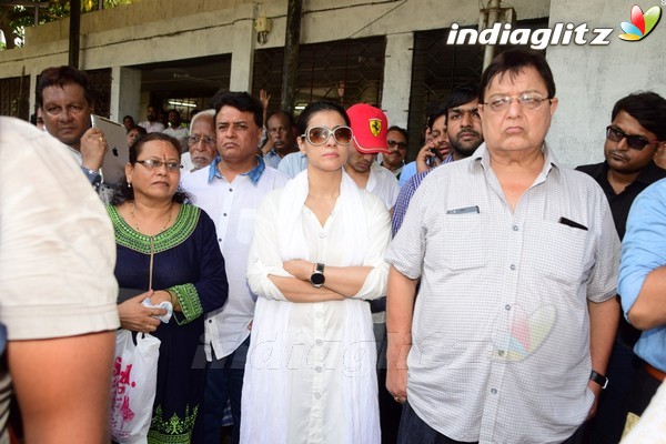 Bollywood Celebs at Funeral of Reema Lagoo