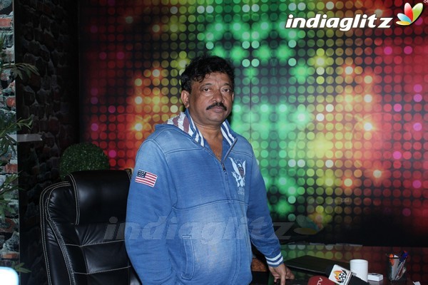 Ram Gopal Varma at Web Series 'Guns & Thighs' Press Meet