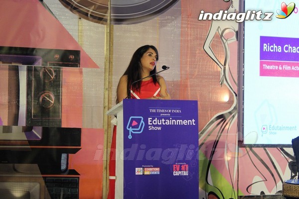 Richa Chadha at Edition of Edutainment Show 2017