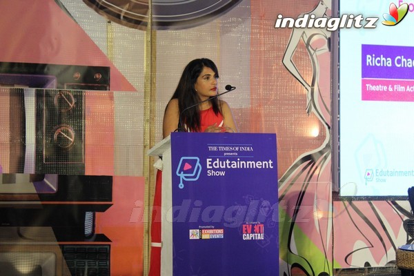 Richa Chadha at Edition of Edutainment Show 2017