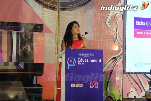 Richa Chadha at Edition of Edutainment Show 2017