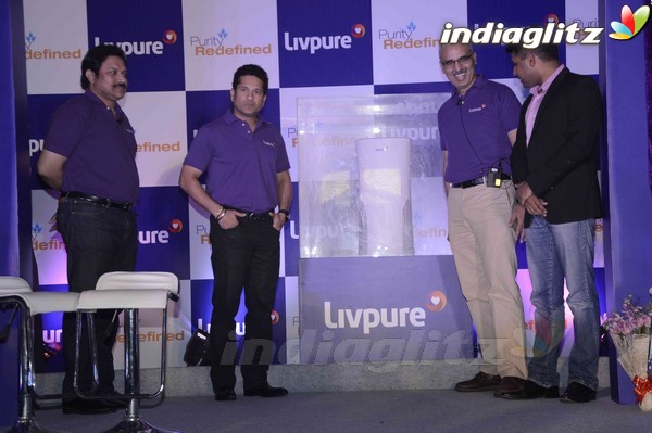 Sachin Tendulkar Launches Livpure Water Purifier