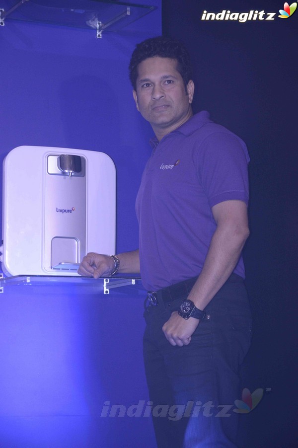 Sachin Tendulkar Launches Livpure Water Purifier