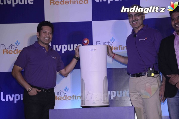 Sachin Tendulkar Launches Livpure Water Purifier